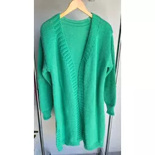 Casaco Feminino Tricot Trico Cardigan Manga Longa Sobretudo