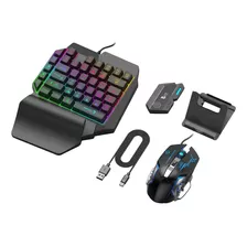 Kit Teclado-mouse Gamer Para Movil-celular Bluetooth Mix Se