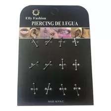 Piercing Acero De Legua 1,2x12x3mm 1 Display 12 Unds