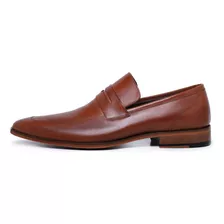 Sapato Social Masculino Loafer Paulo Vieira - 122 - Caramelo