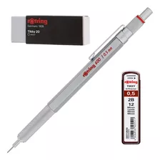 Portaminas/lapicero Rotring 600 0.5 Mm Plata Dibujo Técnico