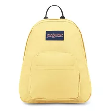 Mochila Mujer Dama Jansport Mini Casual Half Pint Color Amarillo Pastel Diseño De La Tela Liso