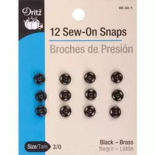 Dritz Prensas De Costura, 30mm, Latón Envejecido, 2 Unidades