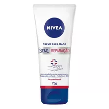 Creme Nivea Para Mãos Reparação 3 Em 1 Bisnaga 75 G