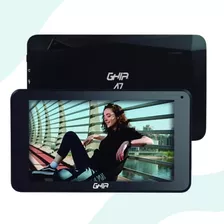 Tablet Ghia 7 Pulgadas 1gb Ram 16gb Almacenamiento Wifi Bt Android 11 A7 Ga7133n Negro