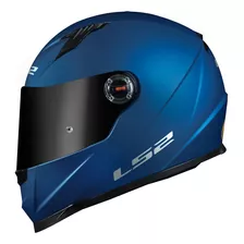 Capacete Ff358 Monocolor Matte Blue Ls2