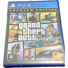 Jogo Grand Theft Auto V Game Ps4 Gta 5 + Mapa E Encarte Dvd