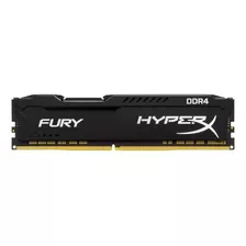 Memória Ram Fury Color Preto 8gb 1 Hyperx Hx421c14fb/8