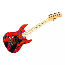 Guitarra Phx Marvel Infantil Criança Spider Man Homem Aranha