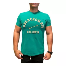 Camiseta Abercrombie And Fitch Chiefs Verde Masculina