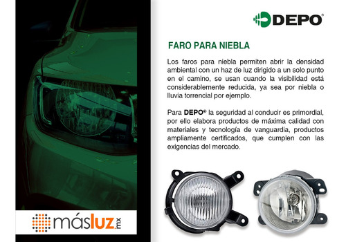 Faro Niebla Izq O Der S/foco Para Kia Soul 16/19 Depo Foto 6