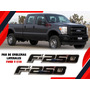 Emblema Lateral Ford F-250 Custom 1992-1997 Lado Izquierdo