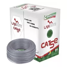 Cabo De Rede Cat5e 4px24awg Landutti Cinza 305m