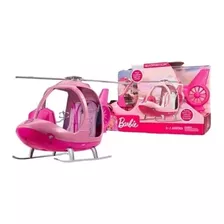 Helicoptero Barbie Para Muñecas Rosa Original Con Movimiento