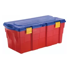 Baul Caja Organizadora Plastico 100 Lts - Garageimpo Color Rojo Toybox