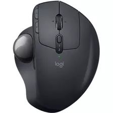 Mouse Gamer Trackball Inalámbrico Recargable Logitech Mx Ergo Negro