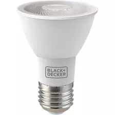 Lâmpada Led 4,8w Par20 Luz Neutra E27 Black Decker Bivolt Cor Da Luz Amarela-quente 110v/220v