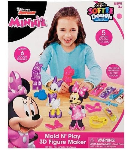 Minnie Mouse Moldes 3d Crea Figuras Disney