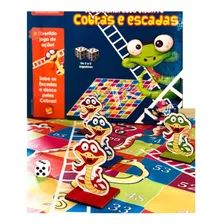 Jogo Cobras E Escadas Gigante +6anos - Jogo Educativo