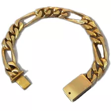 Esclava Pulso Figaro Con 45grs De Autentico Oro Macizo 14k.