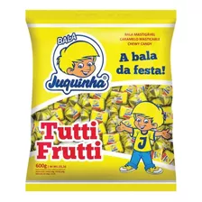 Bala Mastigável Juquinha Pacote 600g - Tutti Frutti