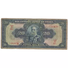 R 119 D 20 Mil Reis Ano 1942 Marechal Deodoro Da Fonseca