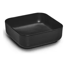 Lavatorio Bacha Black Baño Apoyo Pileta Piazza A423 Negra Acabado Negro Satinado Color Negro