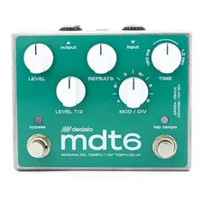 Pedal De Efecto Dedalo Maquina Del Tiempo Mdt-6 Verde