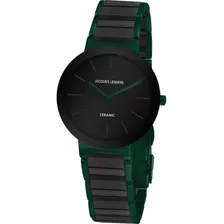 Reloj Jacques Lemans 42-8k Ceramic Cáratula Negra Con Detall