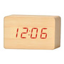 Segunda imagen para búsqueda de reloj digital de madera usb despertador temperatura fecha