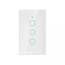 Switch Interruptor Wifi Sin Neutro 3 Tactil Google Home Mini