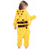 Pijama Mameluco Disfraz Cosplay Pikachu NiÃ±os PokemÃ³n