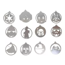 Set 12 Adornos Navideños Star Wars