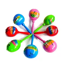 Pack 8 Pzs Maracas De Guaje Musical Mediana De Percusión