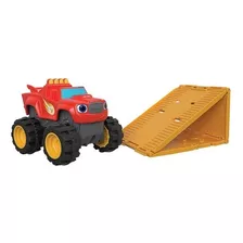 Fisher Price - Blaze Vehículo Motorizado Blaze Fhv06-fhv13 Color Rojo