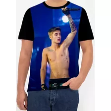 Camisa Camiseta Justin Bieber Álbum Show Música Envio Hj 04