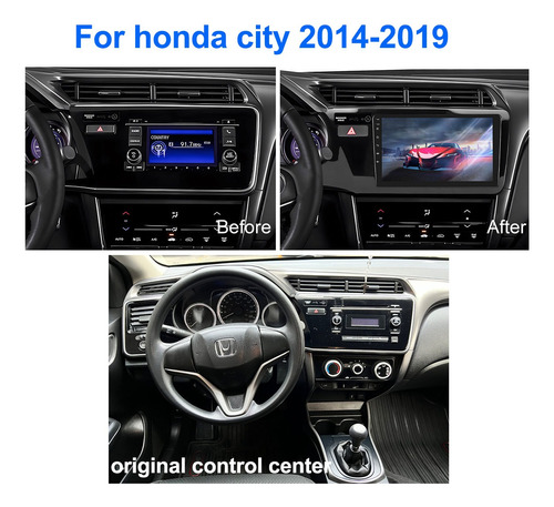 Coche Estreo Android Para Honda City 2015 Gps Wifi Carplay Foto 2