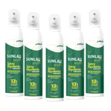 Kit 5 Repelente De Inseto Sunlau Maxspray C/ Icaridina 100ml