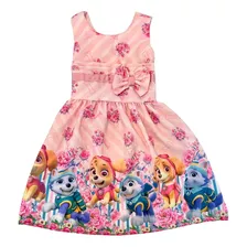 Vestido Infantil Patrulha Canina Sky Everest Promoção