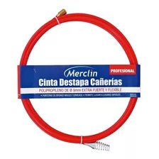 Cinta Flexible Destapa Cañerías Merclin 9 Mm - 5 Metros