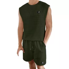 Conjunto Deportivo Para Hombres Shorts Ropa Gym Sportswear