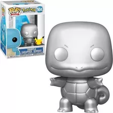 Funko Pop Squirtle #504 - Pokemon Plateado