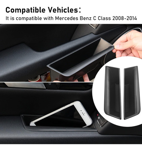 Compatible Con Mercedes Benz Clase C Caja De Almacenamiento  Foto 7