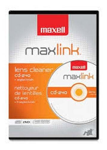 Cd-240 Maxell Limpiador De Lentes Para Reproductores Cd/dvd