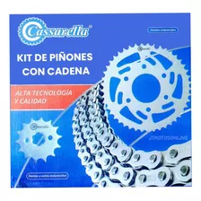 Kit De Arrastre Pulsar Ns 200 Cassarella Reforzado O'ring