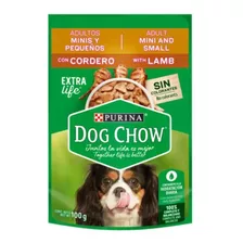 Alimento Dog Chow Salud Visible Sem Corantes Para Cão Adulto De Raça Mini E Pequena Sabor Cordeiro Em Saco De 100g