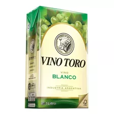 Vino Toro Tetra Blanco 1 Litro Pack X 12 Unidades