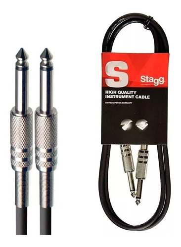 Cable Plug Plug Stagg De 1.5 Metros + Envio Full