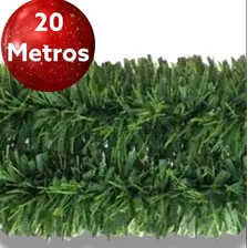 Kit Festão Flexível 20 Metros Verde Super Cheio Decoração 
