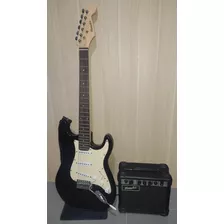 Guitarra Con Amplificador Memphis, Funda Proel De Regalo 